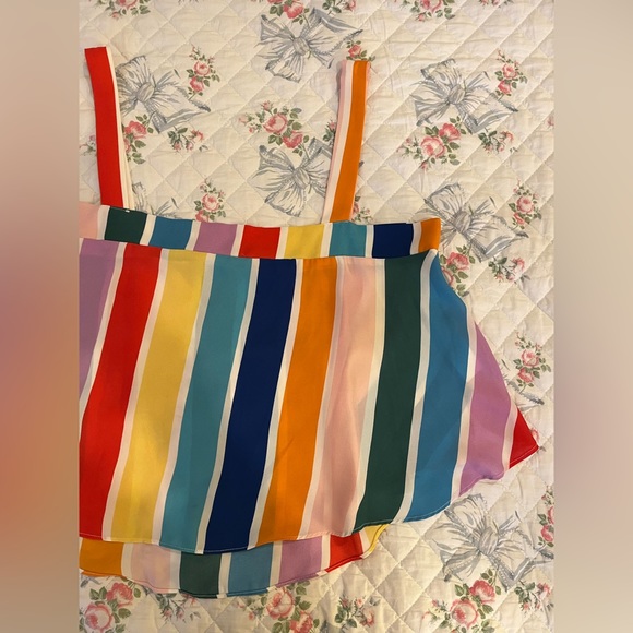 Buddy Love Athena Flowy Crop Tank Top Fiesta size Medium - Picture 5 of 8